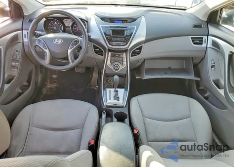 2013 Hyundai Elantra Gls z USA, uszkodzony, nr VIN 5NPDH4AE8DH325273